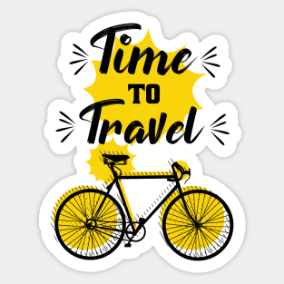 Time to Travel Sticker